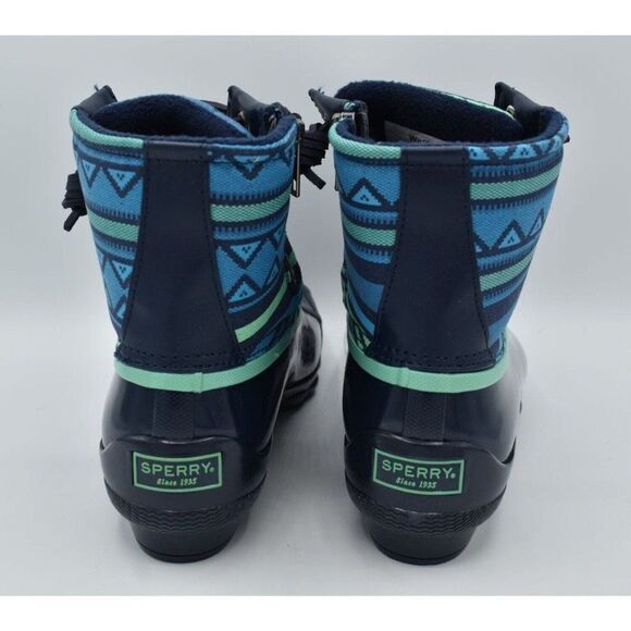 Sperry Top Sider Womens Size 7.5 Syren Gulf Playa Navy Blue Duck Boots - Picture 9 of 13